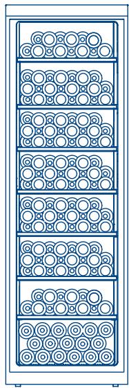 HAIER WS105GA  -  WS32GAE -  WS46GDBE -  WS59GAE - Names of Wine Cellar Components - 2