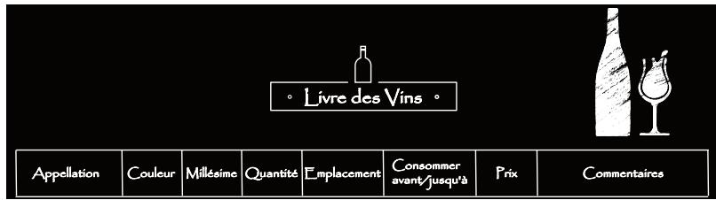 HAIER WS105GA  -  WS32GAE -  WS46GDBE -  WS59GAE - 10.Livre des Vins(Wine cellar register function) - 1