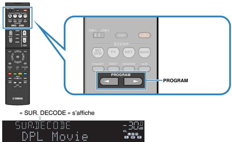 YAMAHA MUSICCAST RXV485  -  RX-V485 - Profiter de la lecture multivoies sans effets de champ sonore (décodeur surround) - 1