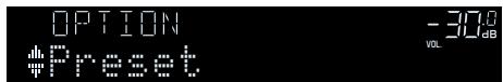 YAMAHA MUSICCAST RX-A 680 - MUSICCAST RX-A680 - Menu d'option - 1