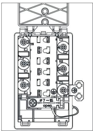 LISTO CM6060L3B  -  CV5060 L3B -  CM6060 L4B - Branchement de la cuisine : - 6
