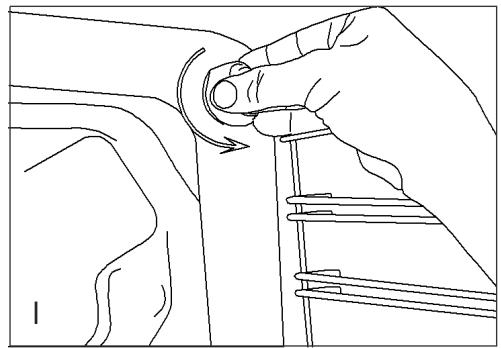 LISTO CM6060L3B  -  CV5060 L3B -  CM6060 L4B - MONTAGE / DEMONTAGE DE LA PORTE DU FOUR - 6