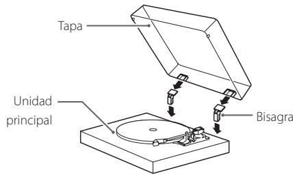 TEAC TN-300 - TN300 - TN300-CH - Montaje de la tapa - 1