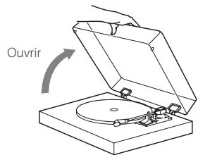 TEAC TN-300  -  TN300 -  TN300-CH - Dépose du couvercle anti-poussière - 1