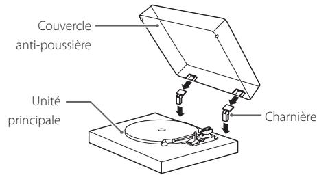TEAC TN-300  -  TN300 -  TN300-CH - Fixation du couvercle anti-poussière - 1