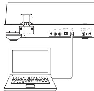 TEAC TN-300 - TN300 - TN300-CH - Usare il cavo USB per collegare il computer e l'unità. - 1