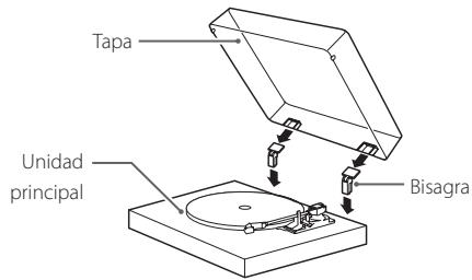 TEAC TN-400BT - Montaje de la tapa - 1