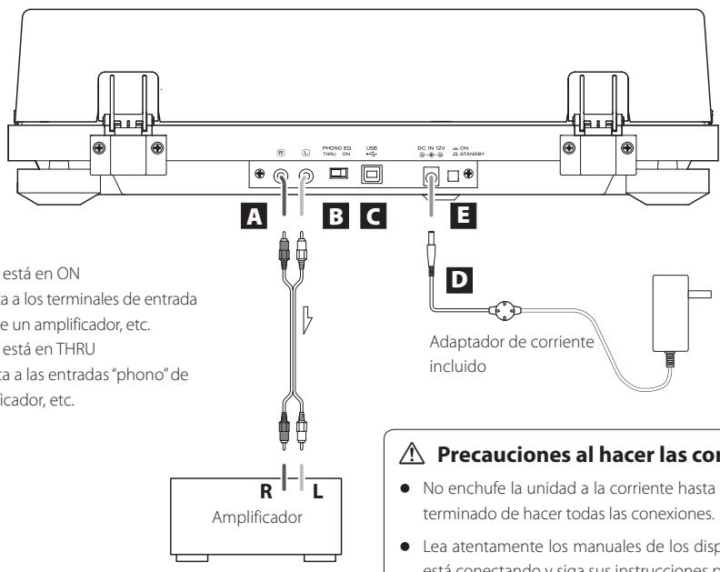 TEAC TN-180BT - Conexiones - 1