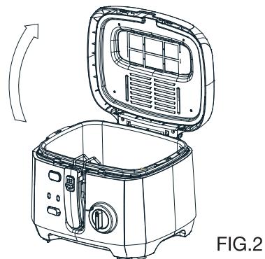 ESSENTIELB EFM 1 COMPACT - Ouvrir et retirer le couvercle - 2