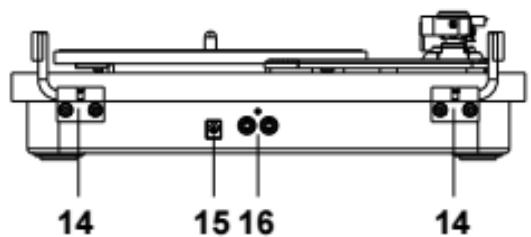 LENCO LBT-120 - TURNTABLE PARTS: - 3