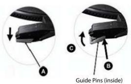 A C B Guide Pins (inside)