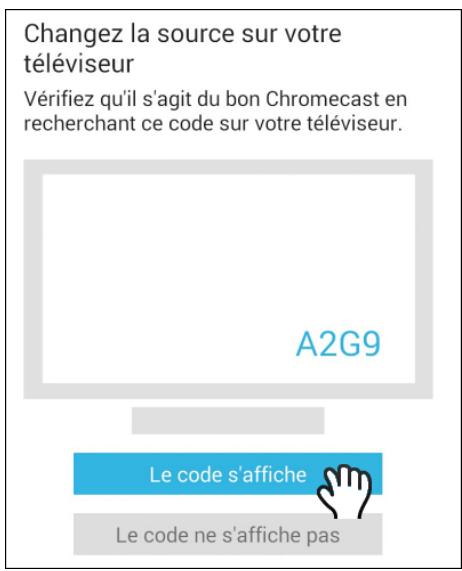 GOOGLE CHROMECAST VIDEO (3RD) - Une fois l'installation finie, lancez l'application Chromecast. - 5