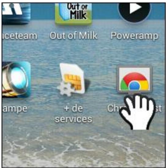 GOOGLE CHROMECAST VIDEO (3RD) - Une fois l'installation finie, lancez l'application Chromecast. - 1