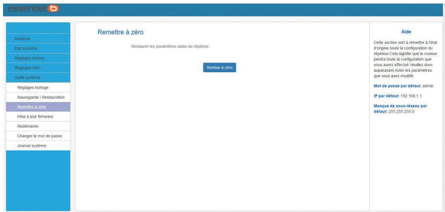 ESSENTIELB WIFI 1200 DUO - Onglet Outils Systeme - 2