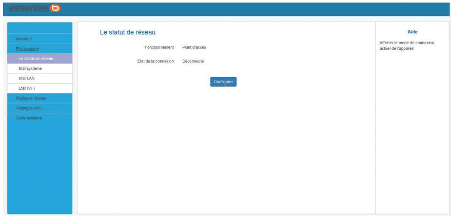 ESSENTIELB WIFI 1200 DUO - Onglet État Systeme - 1