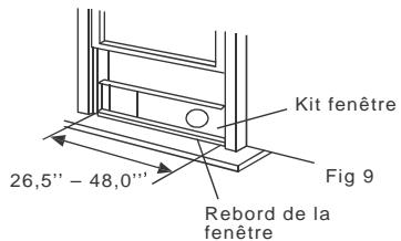 CLIMADIFF CLIMA19 - Installation du kit fenêtre - 6