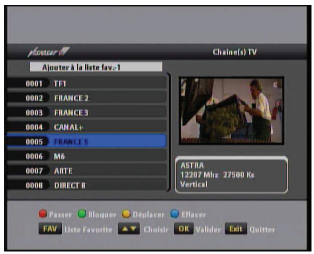 VISIOSAT TELTEOXVEOX - V.1.a Gestion des chaînes - 2