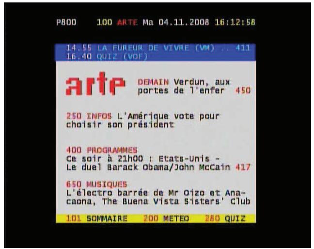 VISIOSAT TELTEOXVEOX - VI.7 Télétexte - 1