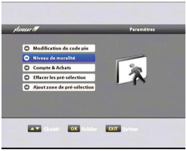 VISIOSAT TELTEOXVEOX - Changement de code PIN carte : - 3