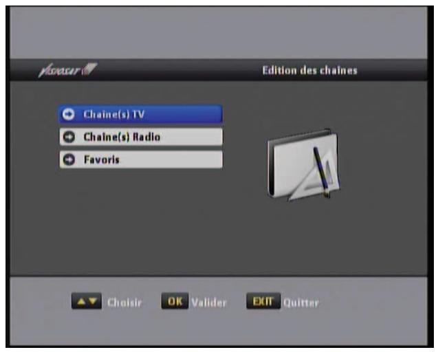 VISIOSAT TELTEOXVEOX - V.1.a Gestion des chaînes - 1