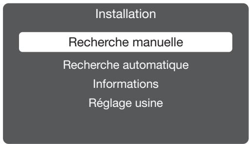 ESSENTIELB CONSENTIUM T2 DOUBLE TUNER - Menu INSTALLATION - 1