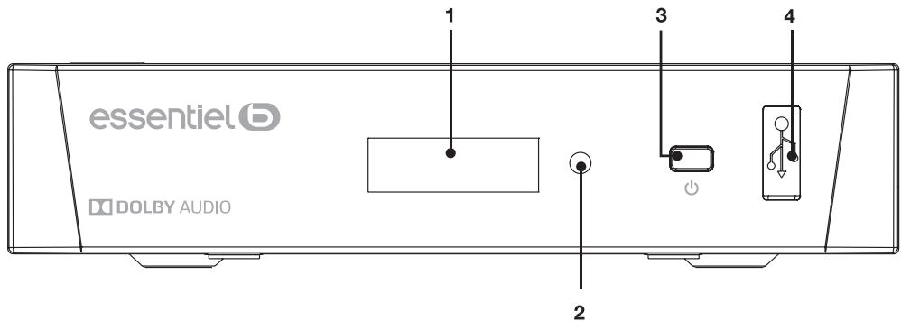 ESSENTIELB CONSENTIUM T2 DOUBLE TUNER - Description du terminal - 1
