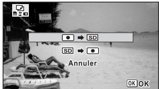 RICOH G900 - Copie de fichiers de la mémoire intégrée vers la carte mémoire SD - 1
