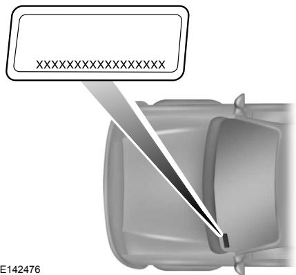 FORD EVEREST - NUMERO D'IDENTIFICATION DU VEHICULE - 1