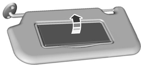 FORD EVEREST - Miroir de courtoisie du pare-soleil - 1