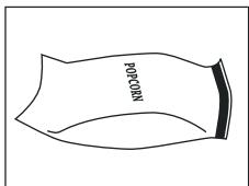 SHARP R342WW - Información importante sobre la función de palomitas para microonda: - 2