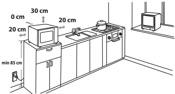 SHARP R342WW - INNEBYGD UTSTYR - 1