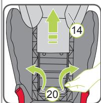 BRITAX ADVANSAFIX III SICT - Retrait de la housse de l'appuie-tête - 2