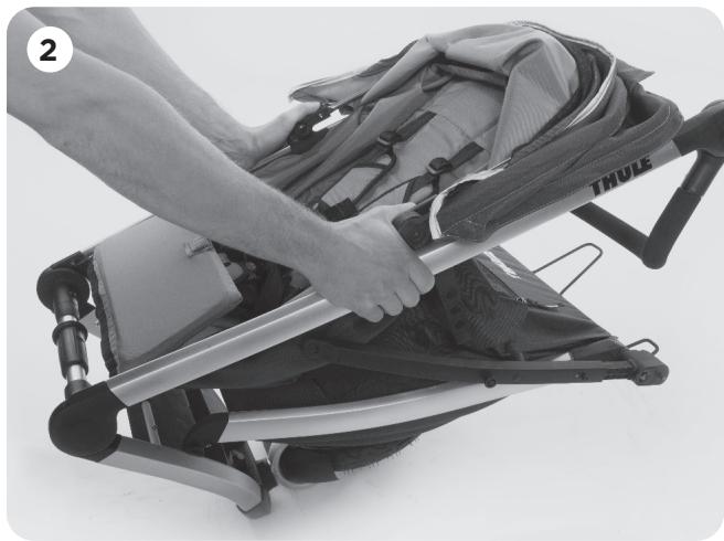 THULE GLIDE 2 S RUNNING  -  URBAN GLIDE 2 RUNNING -  URBAN GLIDE 2 S RUNNING - UNFOLDING THE CARRIER - 3