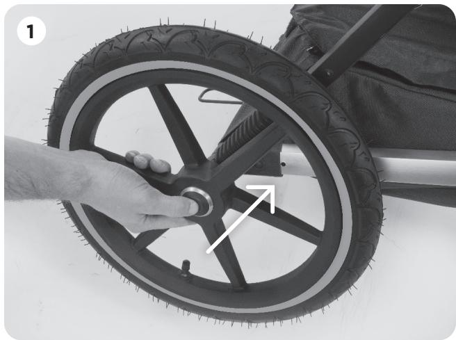 THULE GLIDE 2 S RUNNING  -  URBAN GLIDE 2 RUNNING -  URBAN GLIDE 2 S RUNNING - INSTALLING THE WHEELS - 1