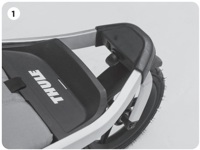 THULE GLIDE 2 S RUNNING  -  URBAN GLIDE 2 RUNNING -  URBAN GLIDE 2 S RUNNING - ADJUSTING THE FRONT WHEEL - 1