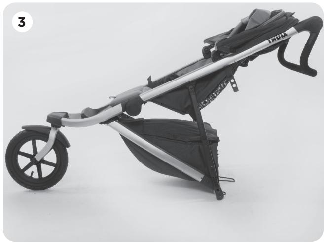 THULE GLIDE 2 S RUNNING  -  URBAN GLIDE 2 RUNNING -  URBAN GLIDE 2 S RUNNING - UNFOLDING THE CARRIER - 2
