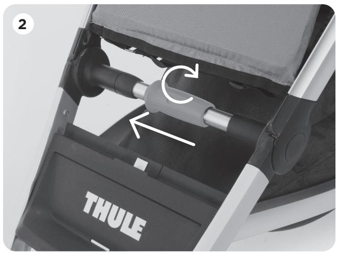 THULE GLIDE 2 S RUNNING  -  URBAN GLIDE 2 RUNNING -  URBAN GLIDE 2 S RUNNING - FOLDING THE CARRIER - 3