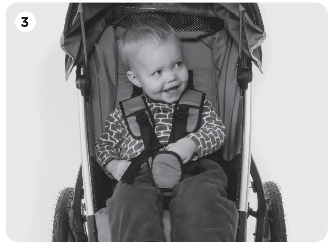 THULE GLIDE 2 S RUNNING  -  URBAN GLIDE 2 RUNNING -  URBAN GLIDE 2 S RUNNING - CHILD PLACEMENT AND SEATBELT - 2