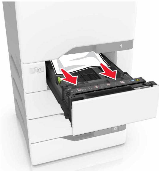 LEXMARK CS510DE - CS517DE - Bourrage papier dans les tiroirs - 2