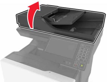 LEXMARK CS510DE - CS517DE - Nettoyage de la vitre du scanner - 1