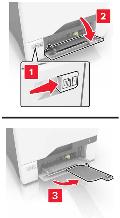 LEXMARK CS510DE - CS517DE - Alimentation du chargeur multifonction - 1