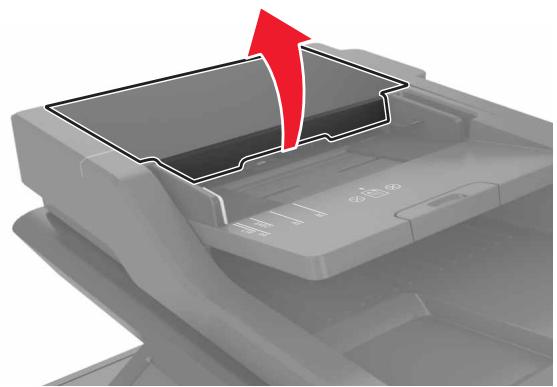 LEXMARK CS510DE - CS517DE - Bourrage papier derrière la porte E - 1