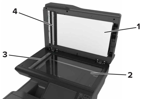 LEXMARK MB2442ADWE - Nettoyage de la vitre du scanner - 2