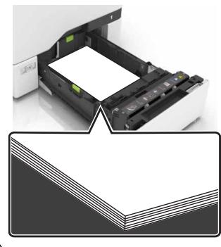 LEXMARK MX510DE - MX511D - MX517DE - Chargement incorrect du papier - 1