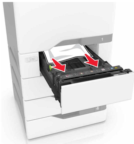 LEXMARK MX510DE - MX511D - MX517DE - Bourrage papier dans les tiroirs - 2