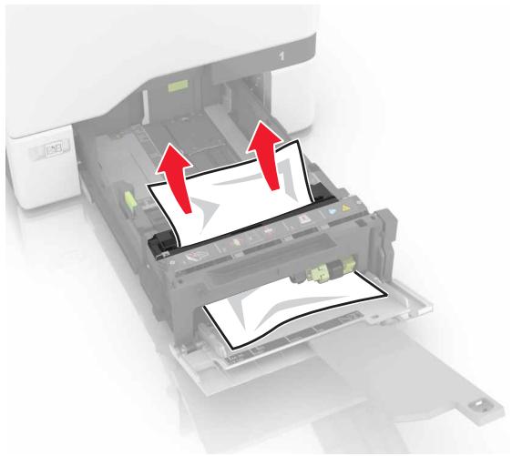 LEXMARK MX510DE - MX511D - MX517DE - Bourrage papier dans le chargeur multifonction - 1