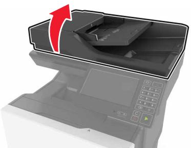 LEXMARK CX725D - CX727DE - Nettoyage de la vitre du scanner - 1