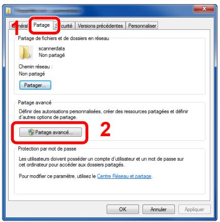 KYOCERA ECOSYS M2540 - Configurer les paramètres d'autorisation. - 1