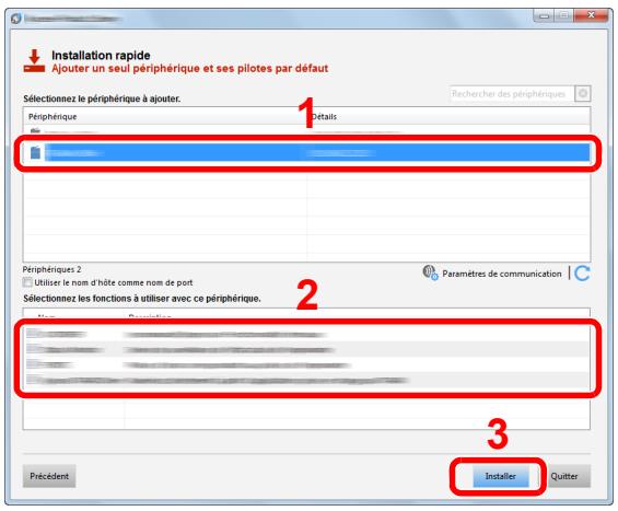 KYOCERA ECOSYS M2540 - Installer le logiciel. - 1