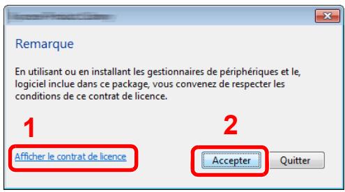 KYOCERA ECOSYS M2540 - Afficher l'écran. - 1